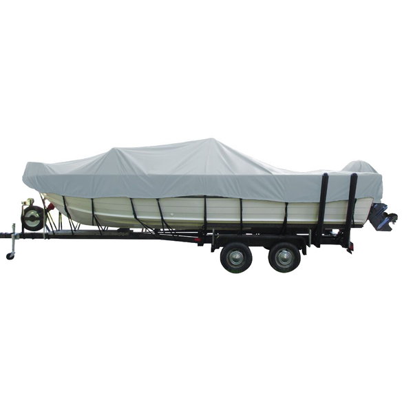 Carver By Covercraft Wide Series Boat Cover f/18.5 Alum V-Hull Boats w/Walk-Thru Windshield 72318P-10